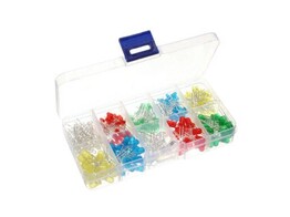 LED ASSORTMENT 5 COLOURS - 150 PIECES IN BOX
