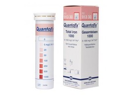 QUANTOFIX TESTSTROOKJES IJZER BEPALING IN WATER
