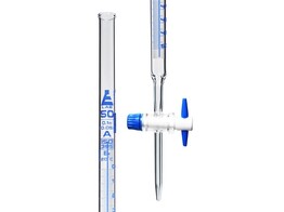 MOHR AS BURETTE  PTFE STRAIGHT STOPCOCK  SCHELLBACH STRIPE 50ML