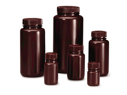 WIDE-NECKED FLASKS WITH SCREW CAP 125 ML-12 UNITS