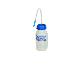 SPRUHFLASCHE MIT AUFGEDRUCKTEM DESTILLIERTEM WASSER  BLAU  500ML