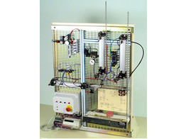 Pneumatic handling line with PLC and software