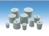 RUBBER STOPPER -  32 X 26 MM - WITH 1 HOLE - 10PCS