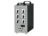 Safe compact portable resistive load 2 kW  6 switches  - steps of 5 