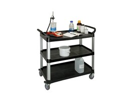 TROLLEY WITH 3 SHELVES HEIGHT 970 MM  BUDGET LINE