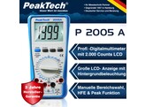 DIGITALES MULTIMETER   - 10A AC/DC - 1000 V -  PEAKTECH  P 2005 A 