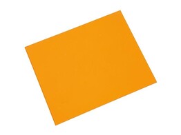 ACRYLPLAQUE TRANSPARENT  ORANGE 3 MM 20 X 25 CM