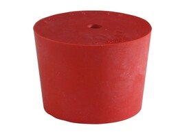 BOUCHON EN CAOUTCHOUC  46/55 MM  1 TROU  7 MM