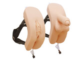 STRAP-ON CATHETERIZATION/ENEMA SIMULATOR PAIR MALE AND FEMALE - MW55