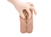STRAP-ON CATHETERIZATION/ENEMA SIMULATOR PAIR MALE AND FEMALE - MW55