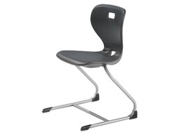 ERGOSTAR SCHOOLSTOEL NIEUW - 46 CM ZITHOOGTE - DONKERGRIJS