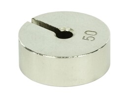 SLOTTED WEIGHT  SILVER BRONZE  50 G  - PHYWE - 02205-03
