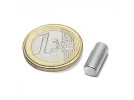 AIMANT CYLINDRIQUE O 6 MM  HAUTEUR 13 MM EN NEODYME - 20 PIECES