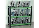 STORAGE RACK FOR 24 GRIDS - EQUILIBRIUM RANGE - GREY AND GREEN