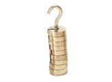 SET OF SLOTTED BRASS WEIGHTS  10 X 10 G - U30033