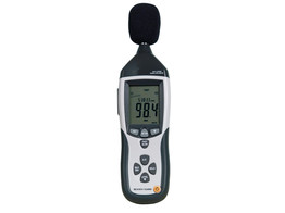 Sound level meter with software and small suitcase