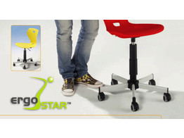 ERGOSTAR DRAAISTOEL VERRIJDBAAR/HOOGTEVERSTELBAAR GROEN