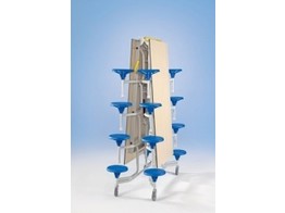 SPACEFLEX  KLAPTAFEL HPL BLAD -16 ZITS HOOGTE  61CM