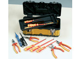 Tool box for electrician  1000V certified  IEC 60900   with 4 pliers 