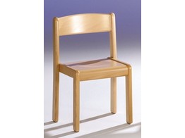 STACKING CHAIR  TIM  26 CM BEECH NATURAL