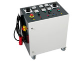 Variable portable supply - 2000W  0-250 Vdc  8A voltmeter   0-430 Vac  5A voltmeter    0-250 Vdc Auxillary supply  2.5A voltmeter ammeter 