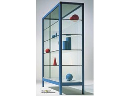 VITRINEKAST 180X120X50 MET VEILIGHEIDSGLAS