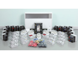 Wiring kit of housing electrical appliances  representing a flat of 35