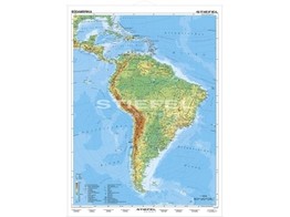 SOUTH AMERICA 140CM X 190CM PHYSICAL