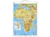 AFRICA PHYSICAL MAP 160 X 120CM ENGLISH