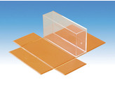 RECTANGULAR BASED PRISM WITH NET OF SURFACE