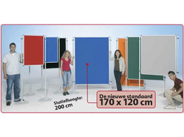 TEXTIELBORD  TEXTIELBORD  MAAT 170X120 BLAUW/GRIJS