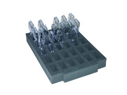 SCHUIMPLASTIC INZET 30-VAKS 25 X 55 MM