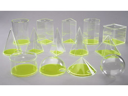 GEOMETRIC SHAPES FILLABLE 14 PCS.