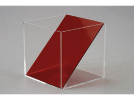 CUBE WITH REMOVABLE RECTANGULAR SECTION