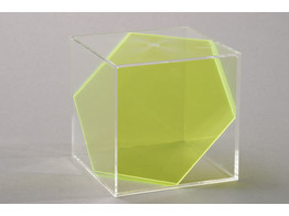 CUBE WITH HEXAGONAL SECTION