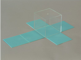 CUBE WITH MOVABLE NET OF SURFACE