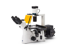 EUROMEX TRINOCULAR INVERTED MICROSCOPE FOR BRIGHT FIELD FLUORESCENCE APPLICATIONS