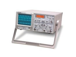 Oscilloscope analogique bicourbe 2x30MHz. Vert. 1mV/div a 5V/div. Hor.