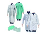 Lab coat disposable  size L  green  10 PCS