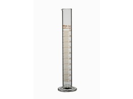 b Measuring cylinder glass high model  brown graduation  /b 